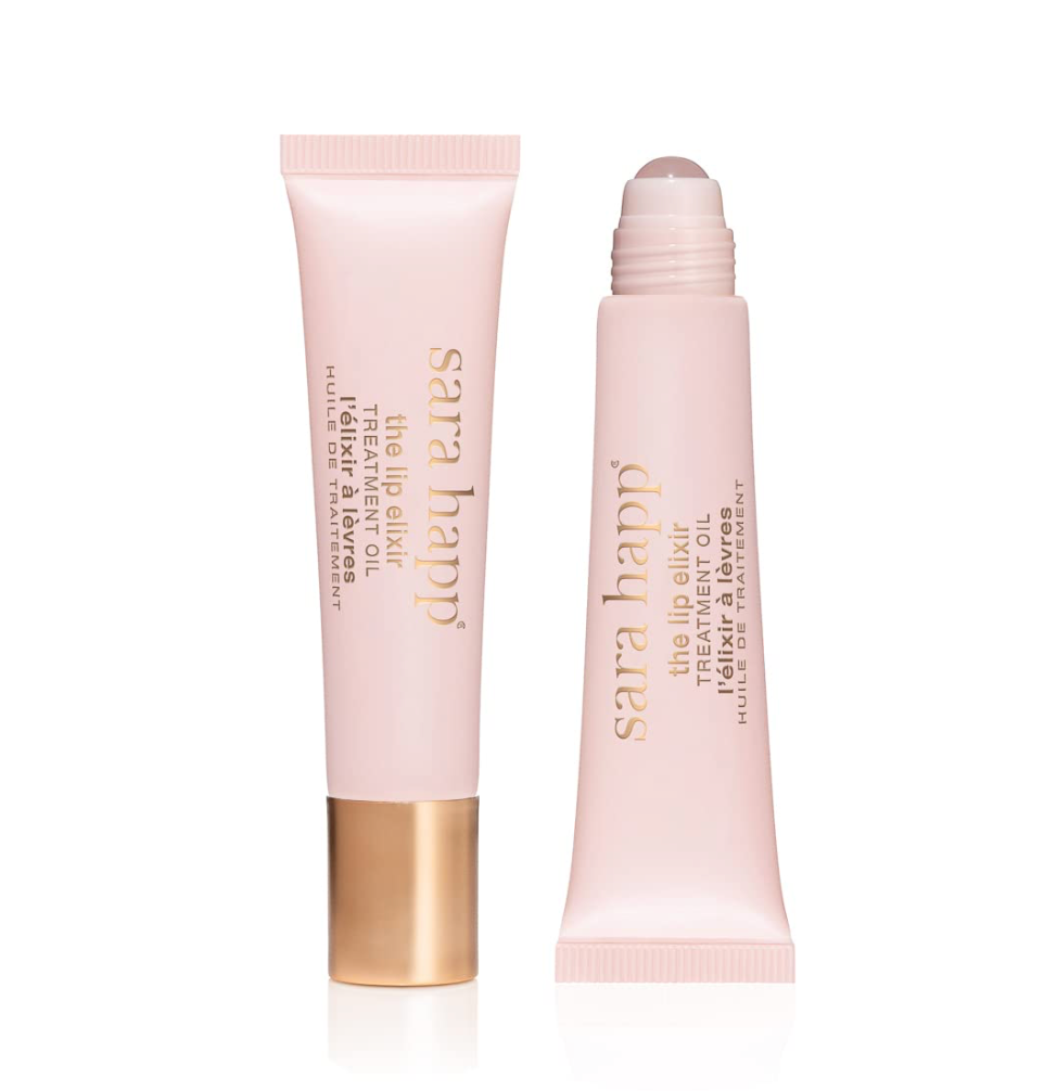 The Lip Elixir - Treatment Oil with Rose Quartz Rollerball-Sara Happ-Happy on Main
