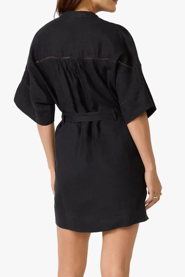 Luna Dress - Black-Faherty-Happy on Main