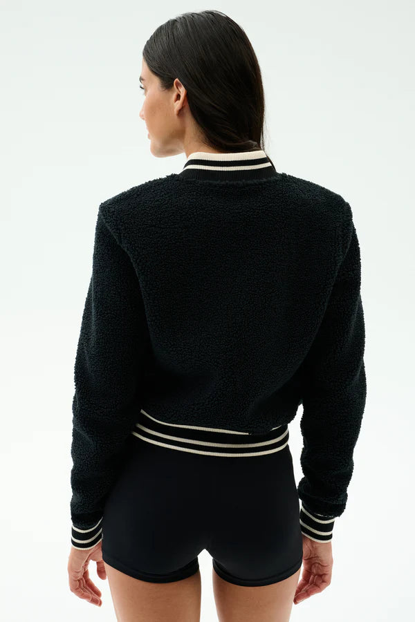 Willa Sherpa Jacket - Black