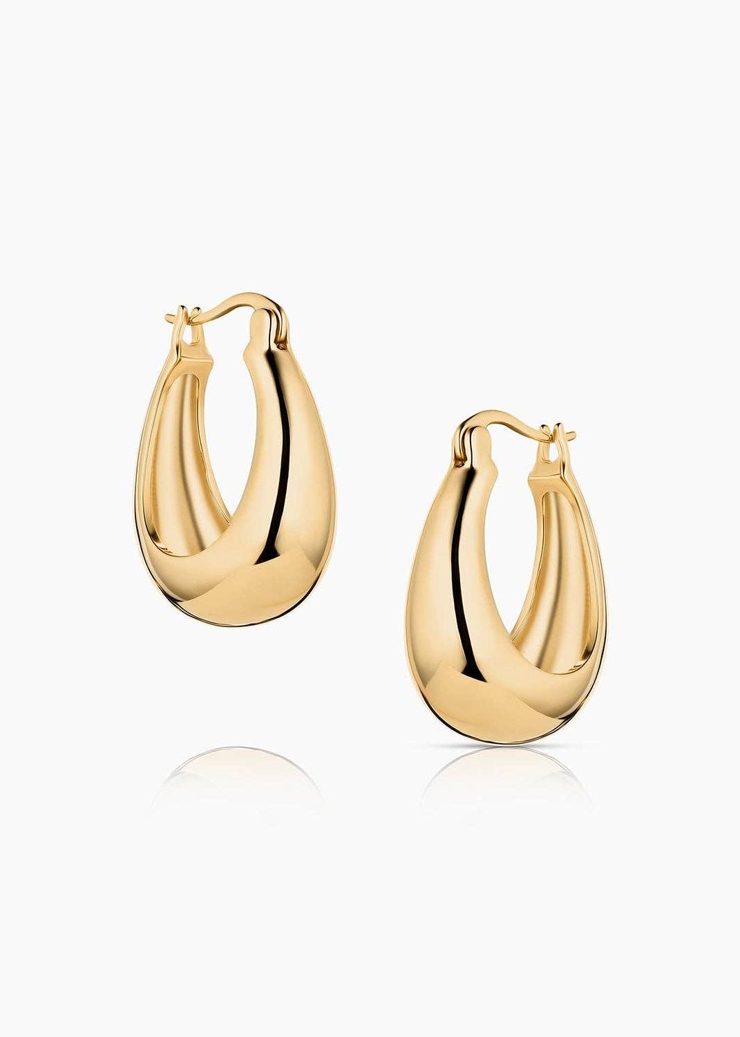 Petite Lumi Hoop Earrings-Everyday Jewelry-Happy on Main