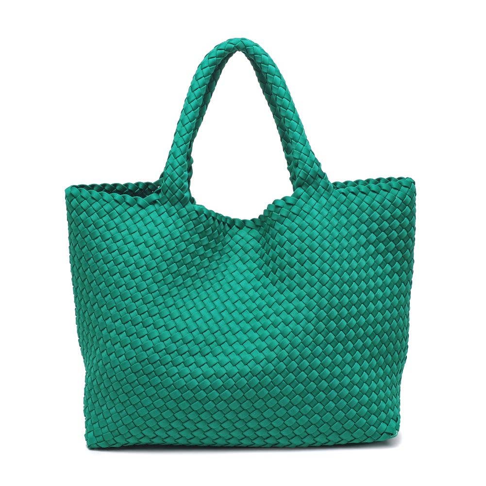 Sky's The Limit - Large Woven Neoprene Tote-Handbags-Happy on Main