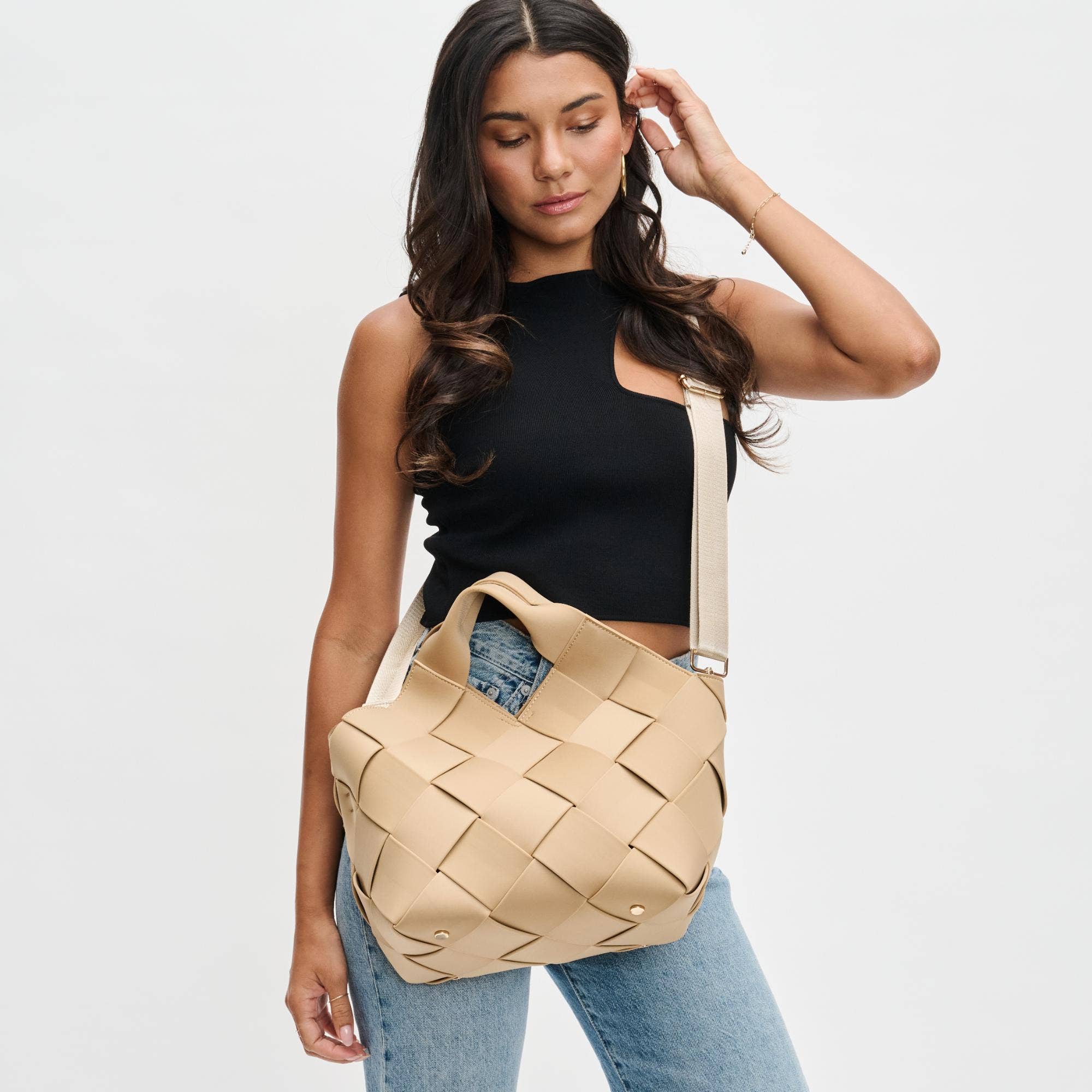 Resilience - Woven Neoprene Tote-Handbags-Happy on Main