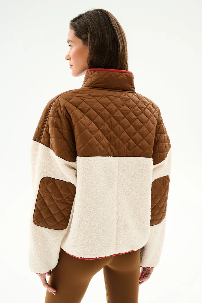Skylar Sherpa Jacket - Creme/Toffee-Splits59-Happy on Main