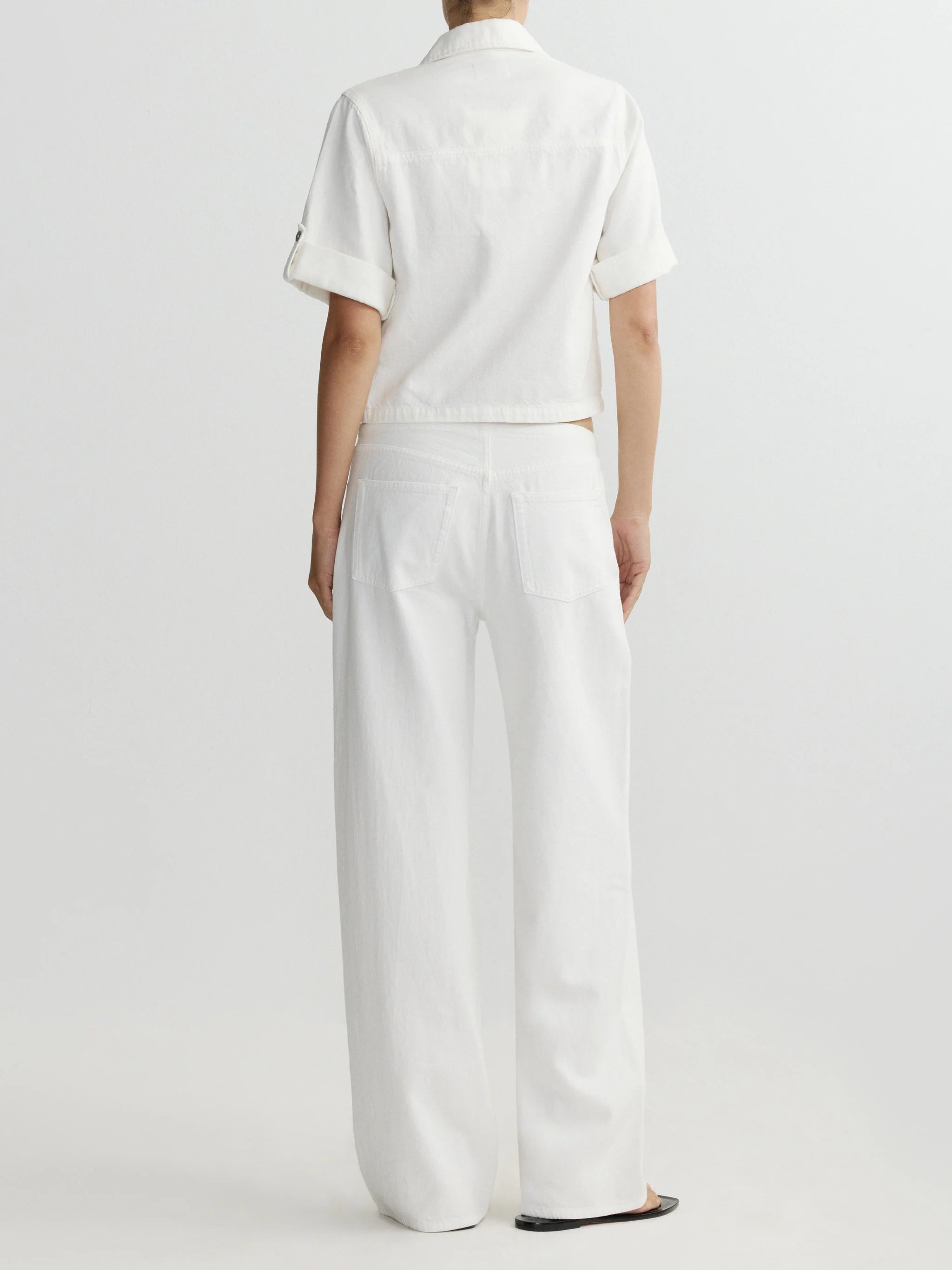 Montauk Shirt - White Aura-DL1961-Happy on Main