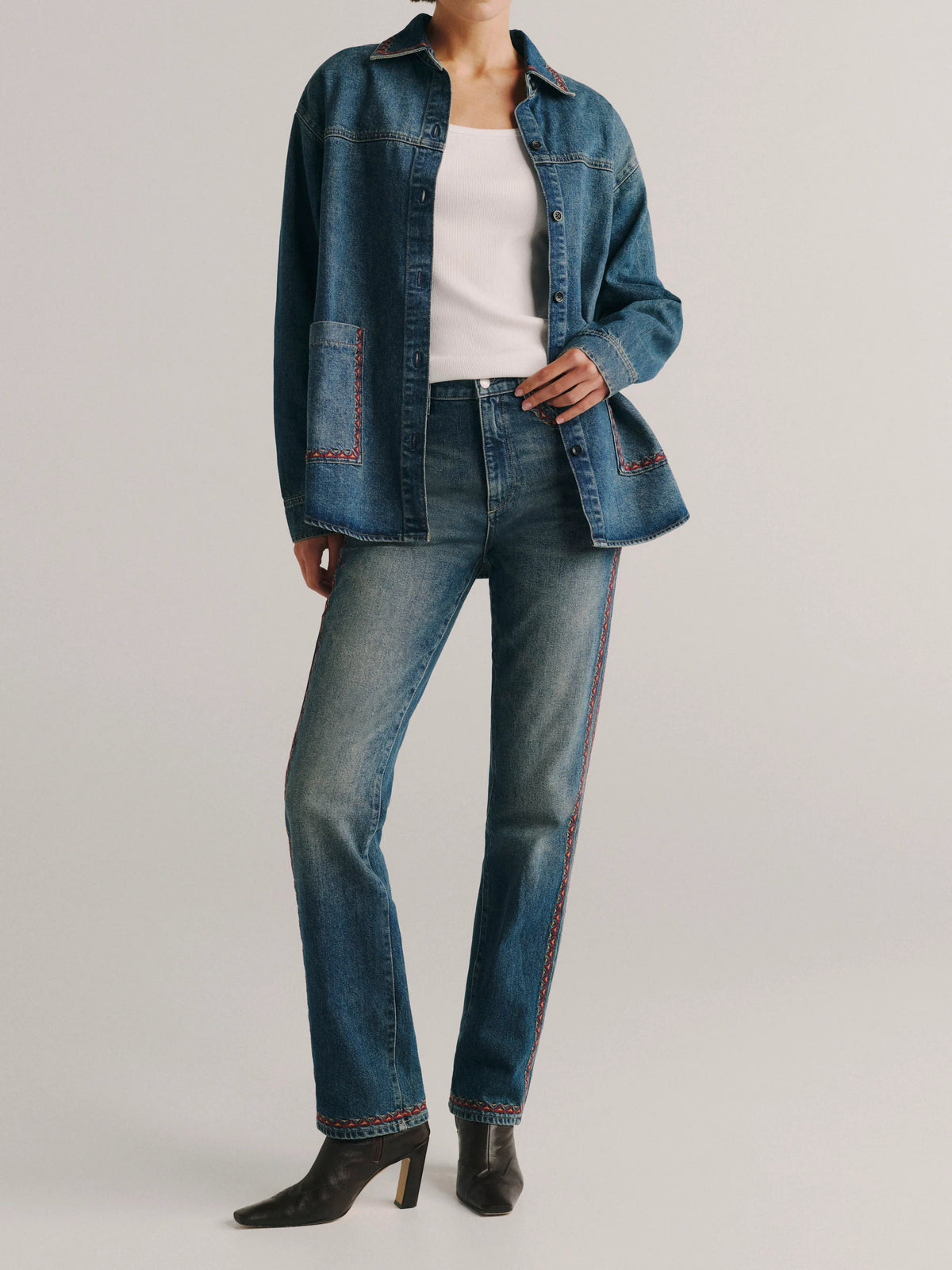Addison Overshirt - Eternal Embroidery