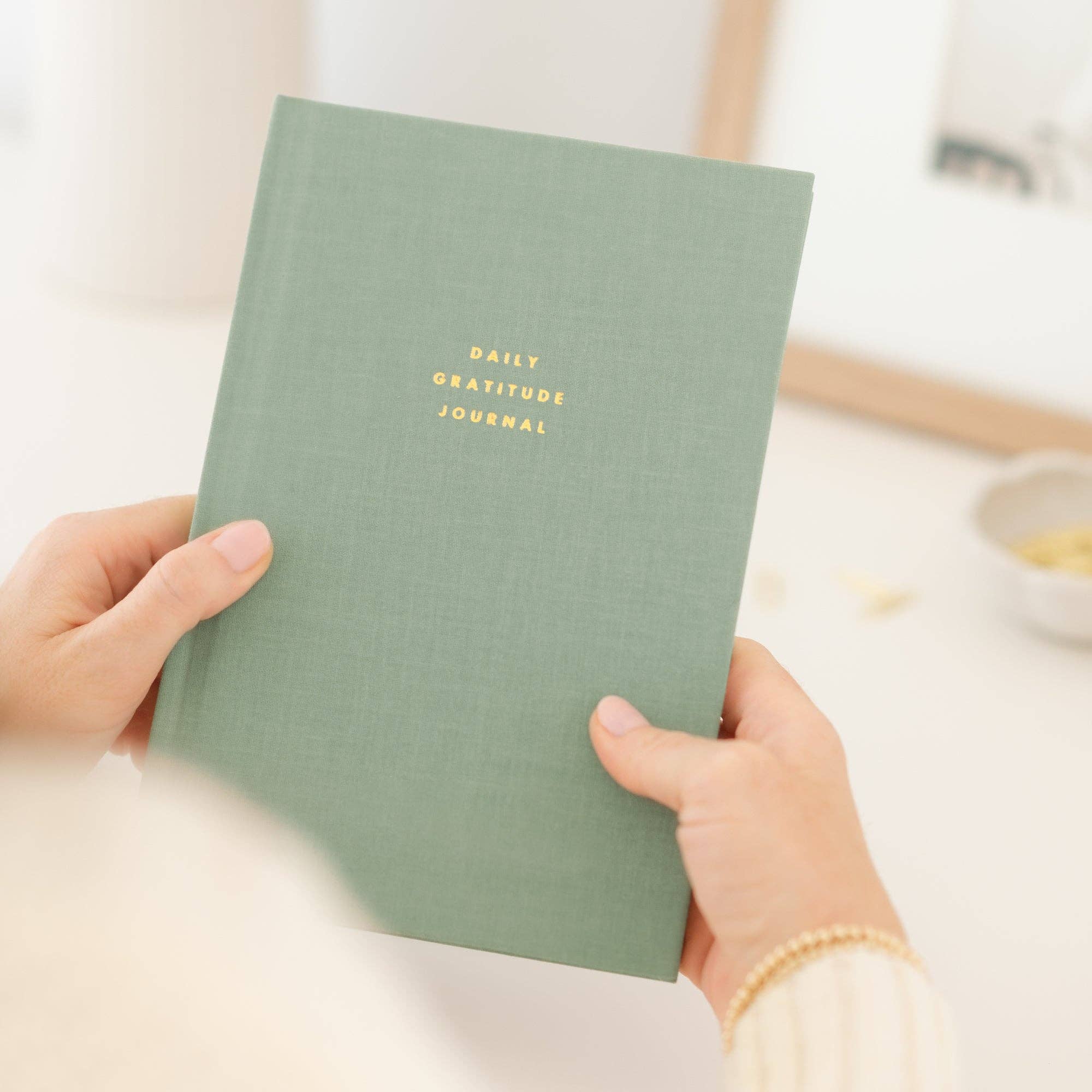 Gratitude Journal, Sage-Gifting-Happy on Main
