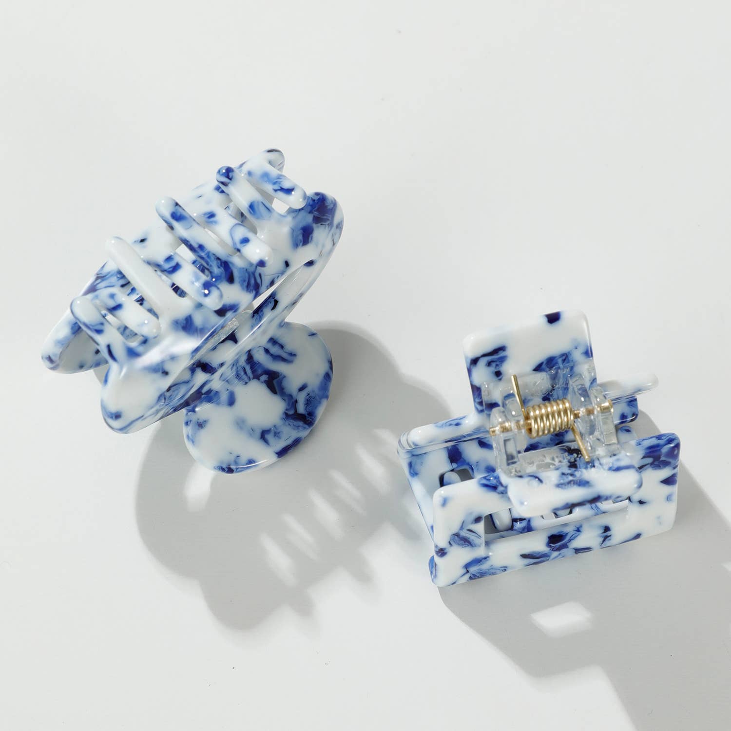 Coastal Blue Mini | Assorted Mini Claw Clips-Misc Accessories-Happy on Main