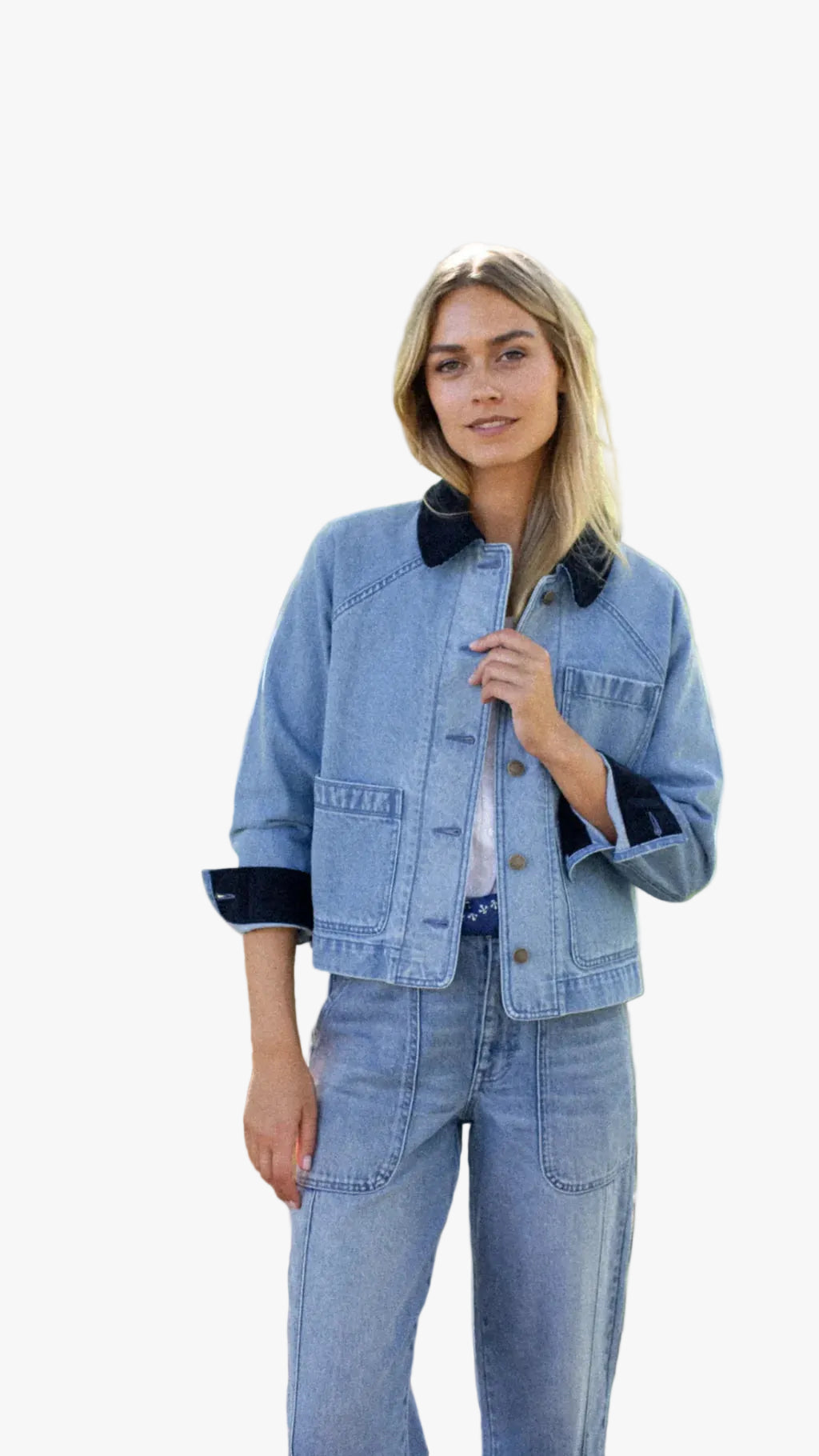 Denim Lee Barn Jacket - Fairfield Wash-Marea-Happy on Main
