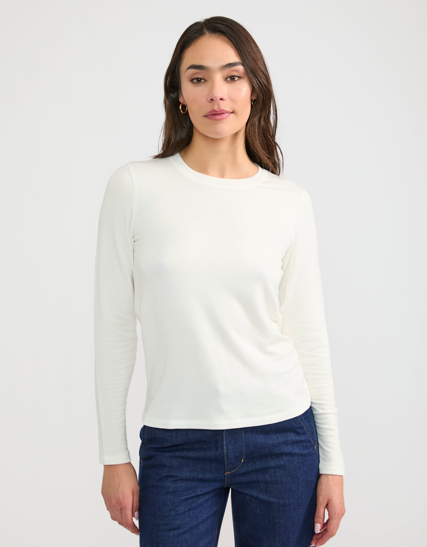 Cannes Longsleeve - White-Maison Wheat-Happy on Main