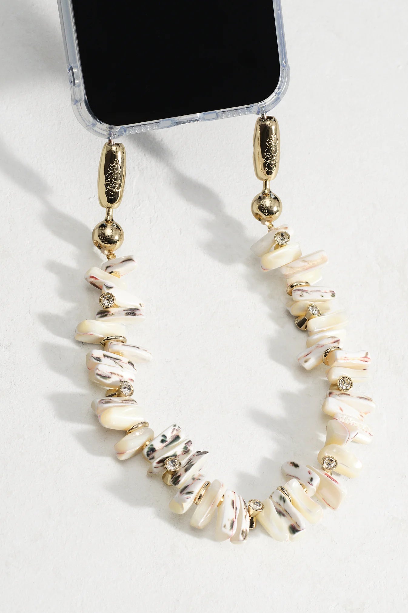 Trove Wristlet - Shell/Gold