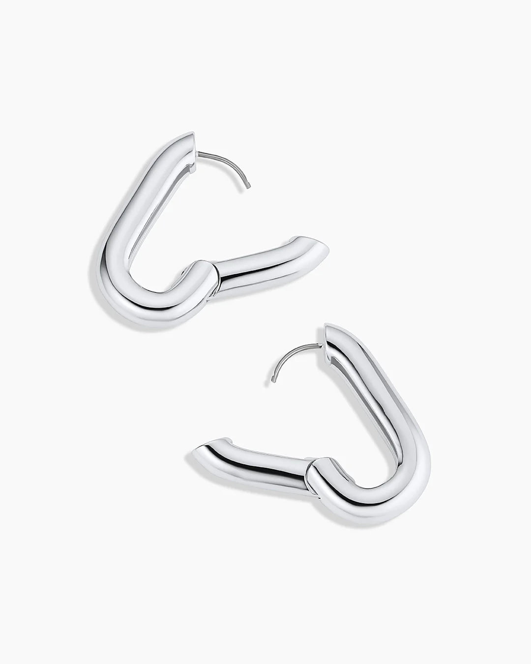 Zoey Statement Hoops - Silver-Gorjana-Happy on Main