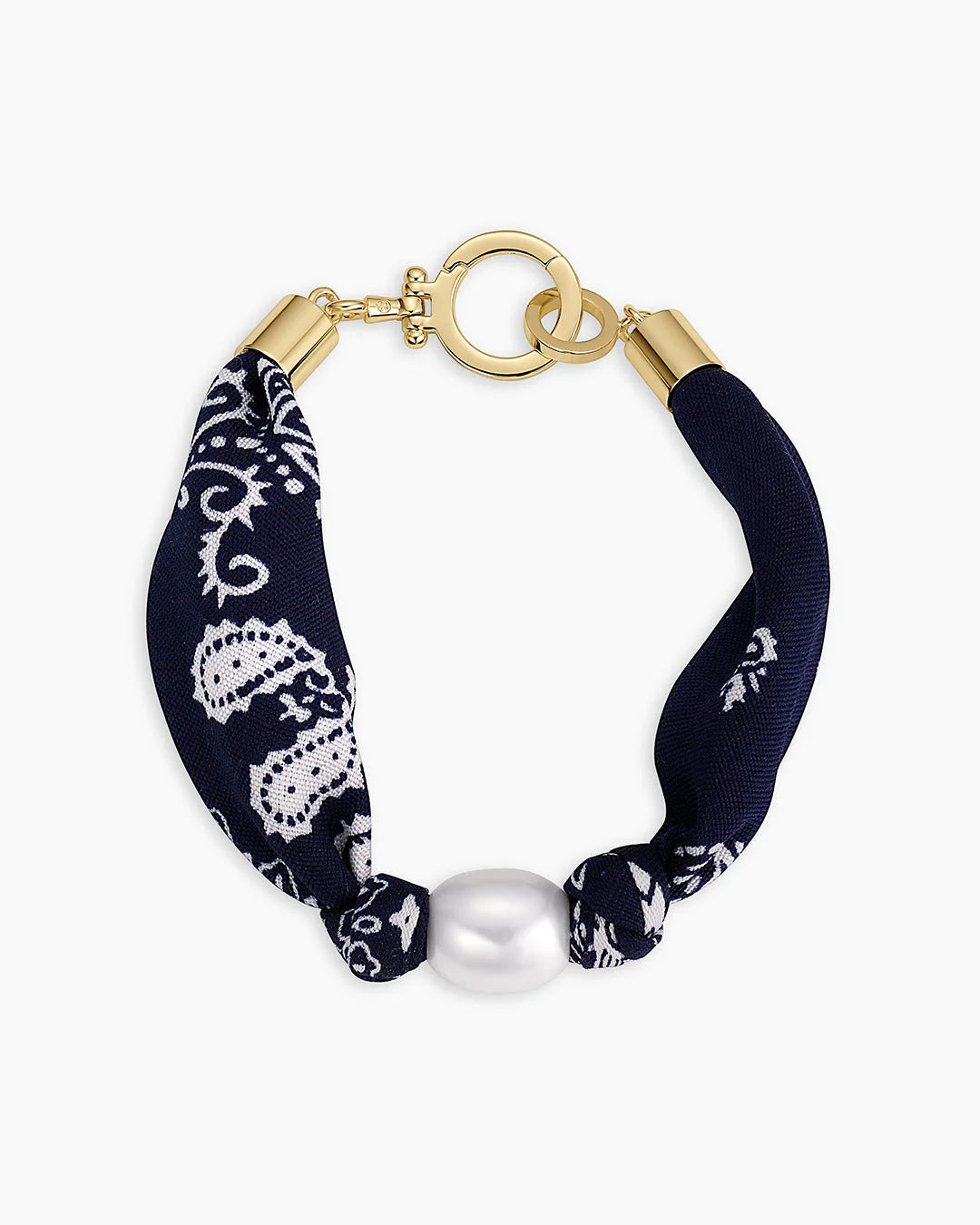 Paisley Bandana Pearl Bracelet-Gorjana-Happy on Main