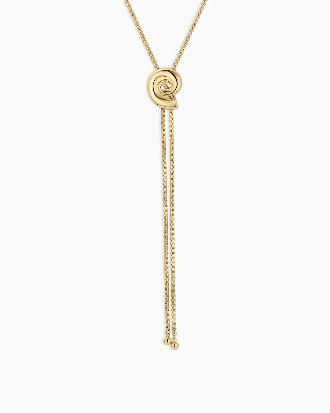 Nautilus Bolo Necklace - Gold-Gorjana-Happy on Main