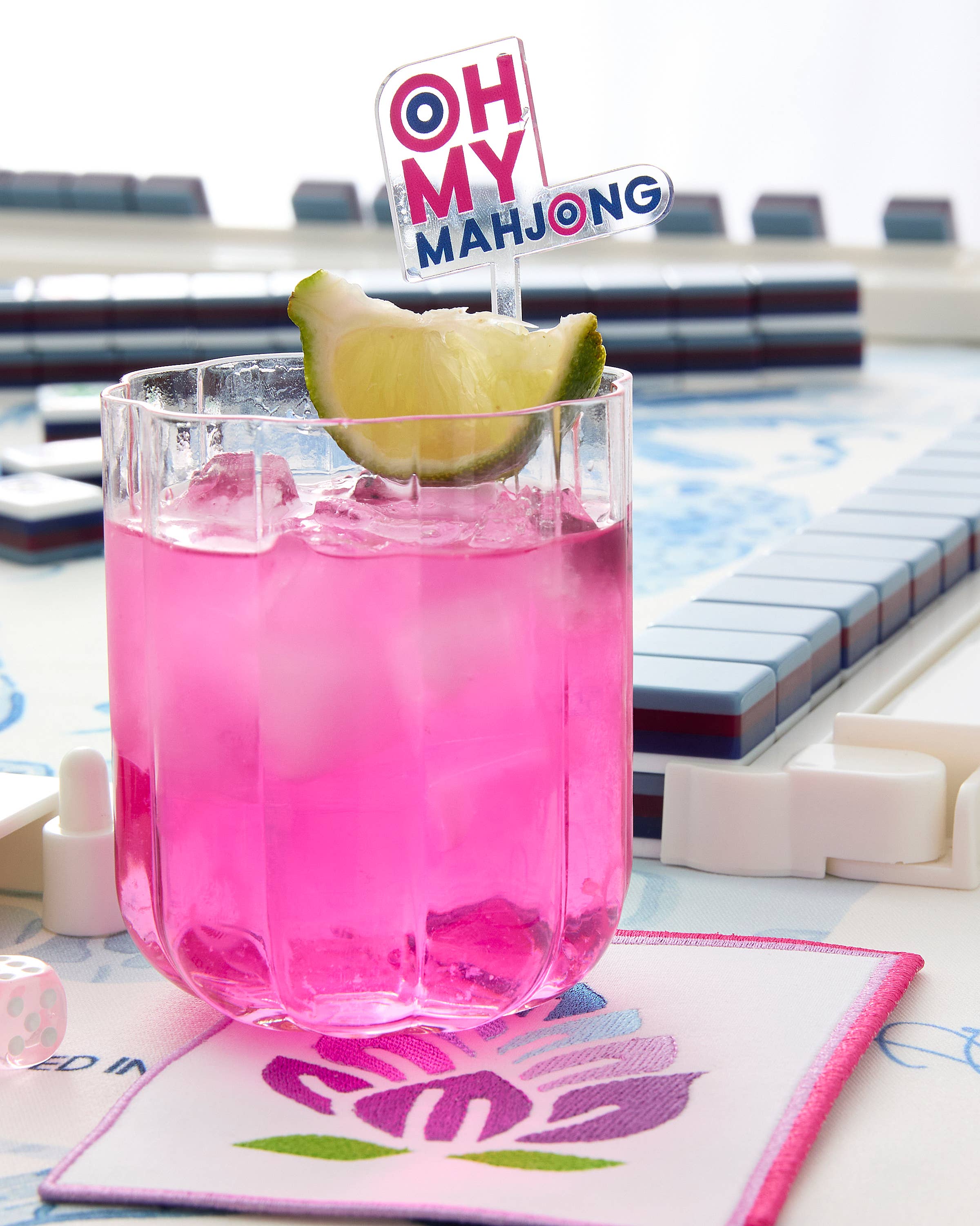 Oh My Mahjong Tile Cocktail Napkins-Oh My Mahjong-Happy on Main