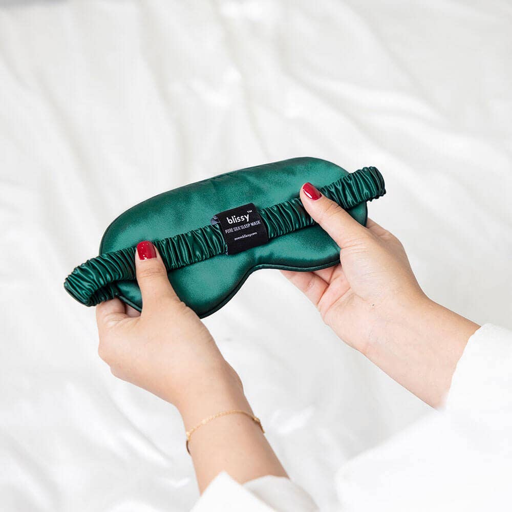 Sleep Mask - Emerald-Beauty + Wellness-Happy on Main