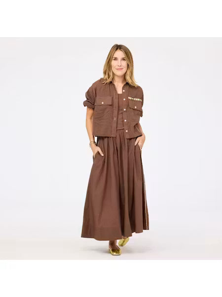 Tia Love Brigade Shirt - Caramel Earth-Kerri Rosenthal-Happy on Main