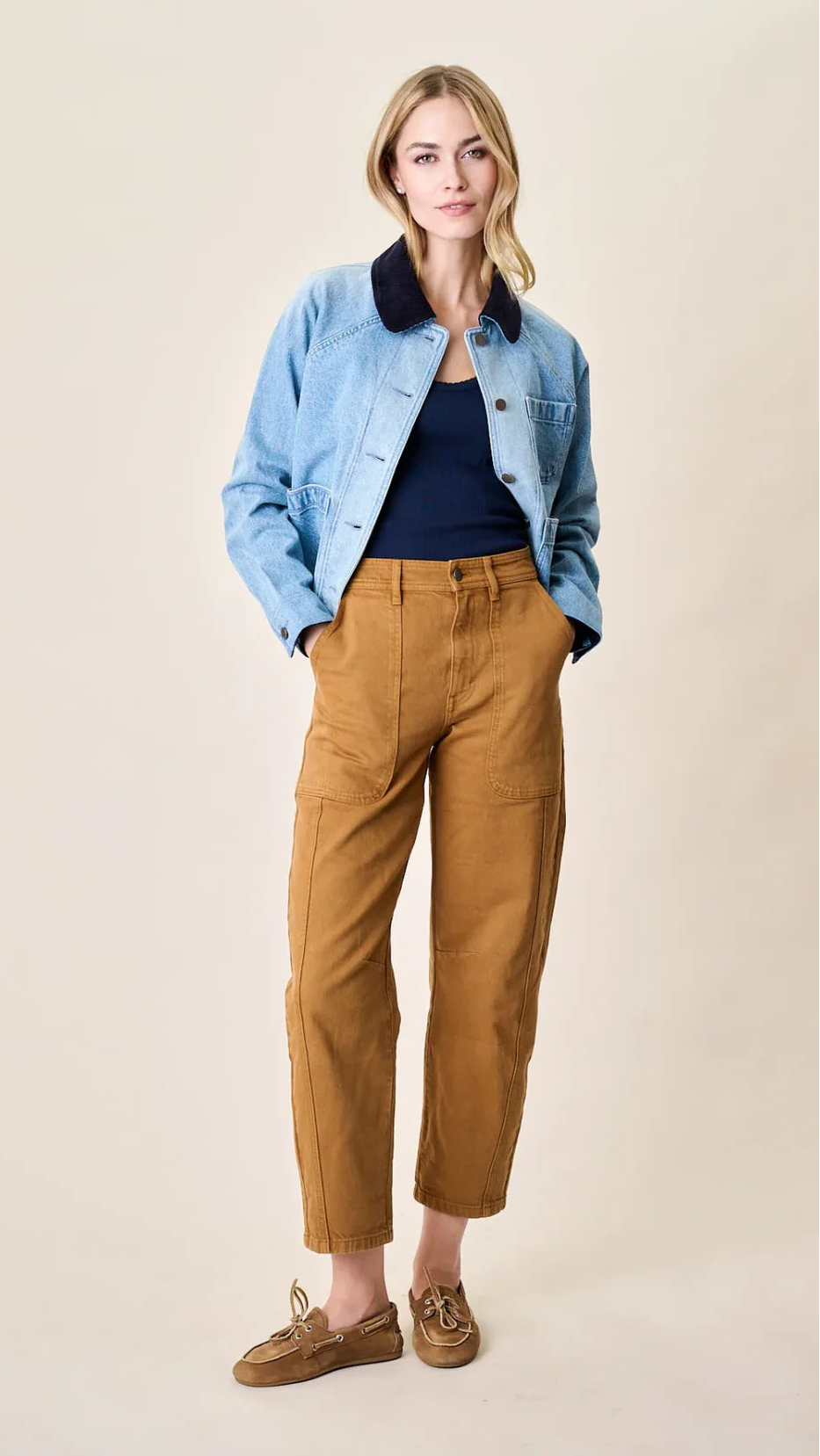 Denim Lee Barn Jacket - Fairfield Wash-Marea-Happy on Main