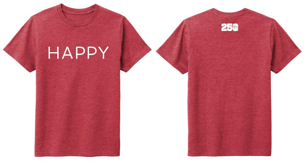 Kids HAPPY 250 Tee-Happy Merch-Happy on Main
