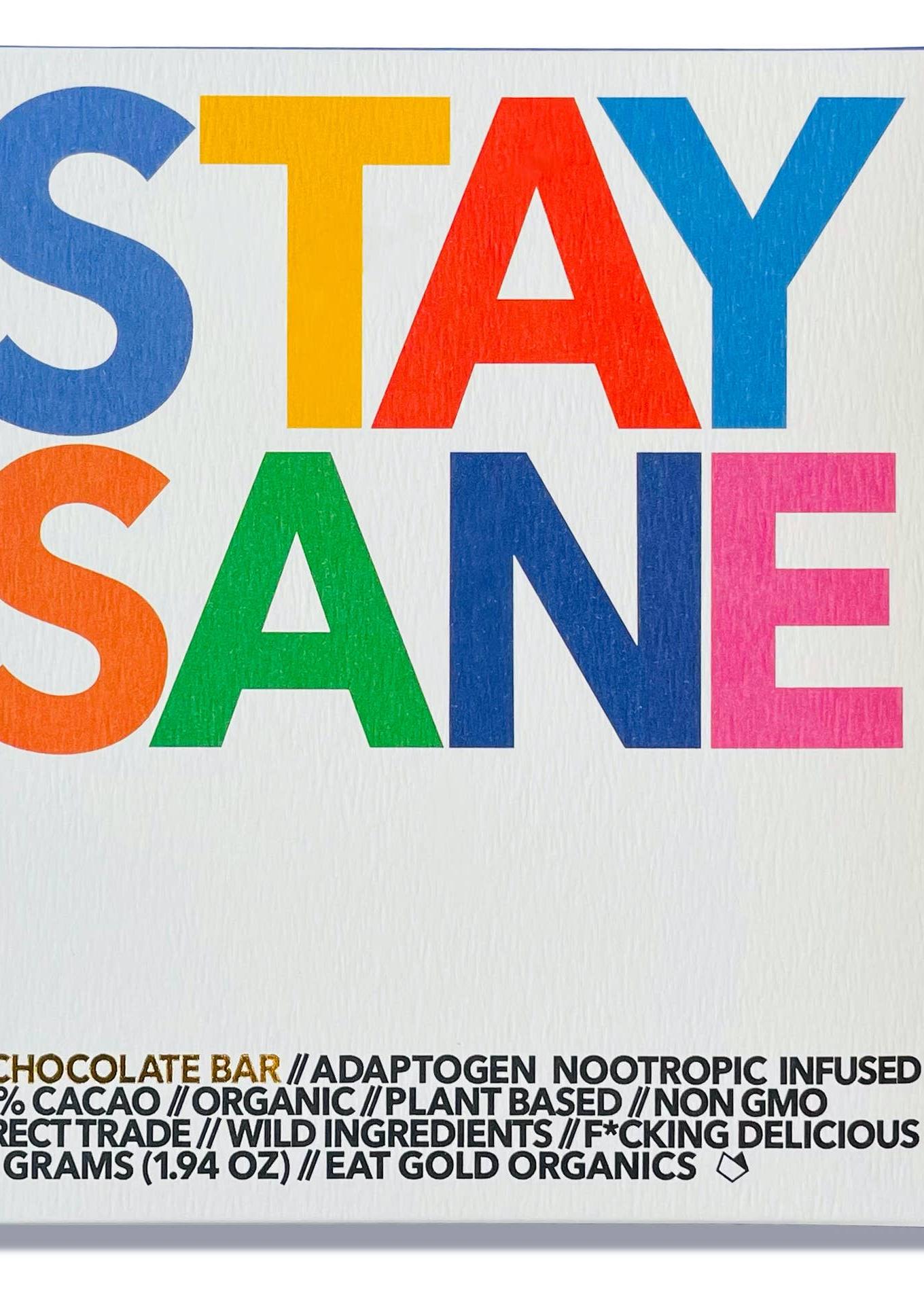 STAY SANE a Potent, Functional & Delicious Chocolate Bar-Beauty + Wellness-Happy on Main