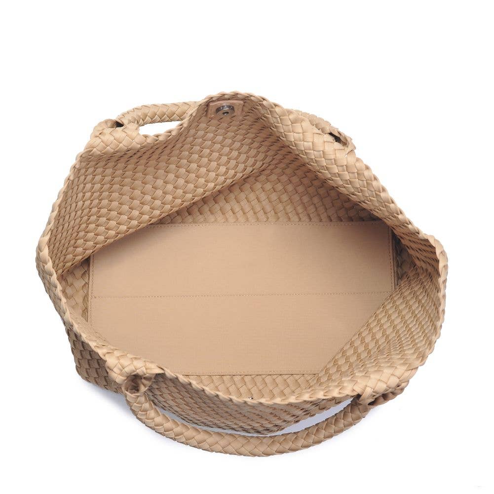 Sky's The Limit - Large Woven Neoprene Tote-Handbags-Happy on Main