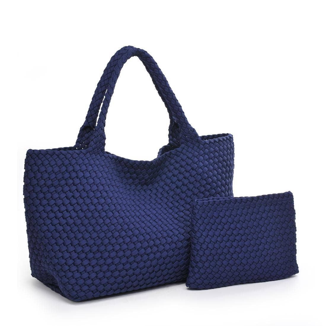 Sky's The Limit - Large Laced Up Eco-Edition Tote-Handbags-Happy on Main