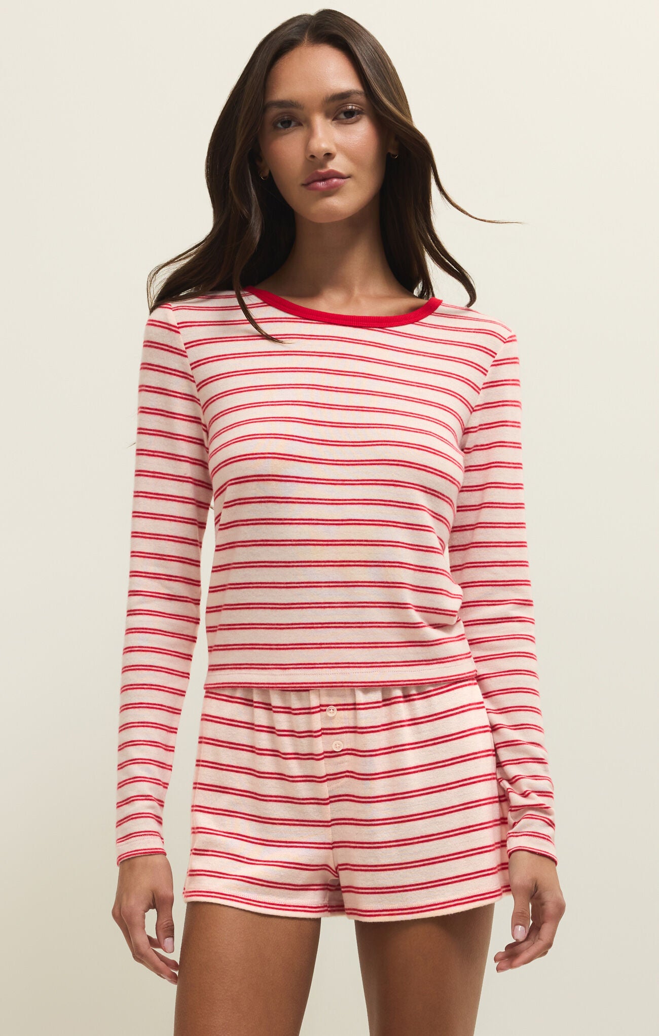 Night In Stripes Ls Top-Z Supply-Happy on Main