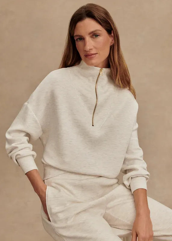 Hawley Half Zip Sweater-Athleisure-Happy on Main