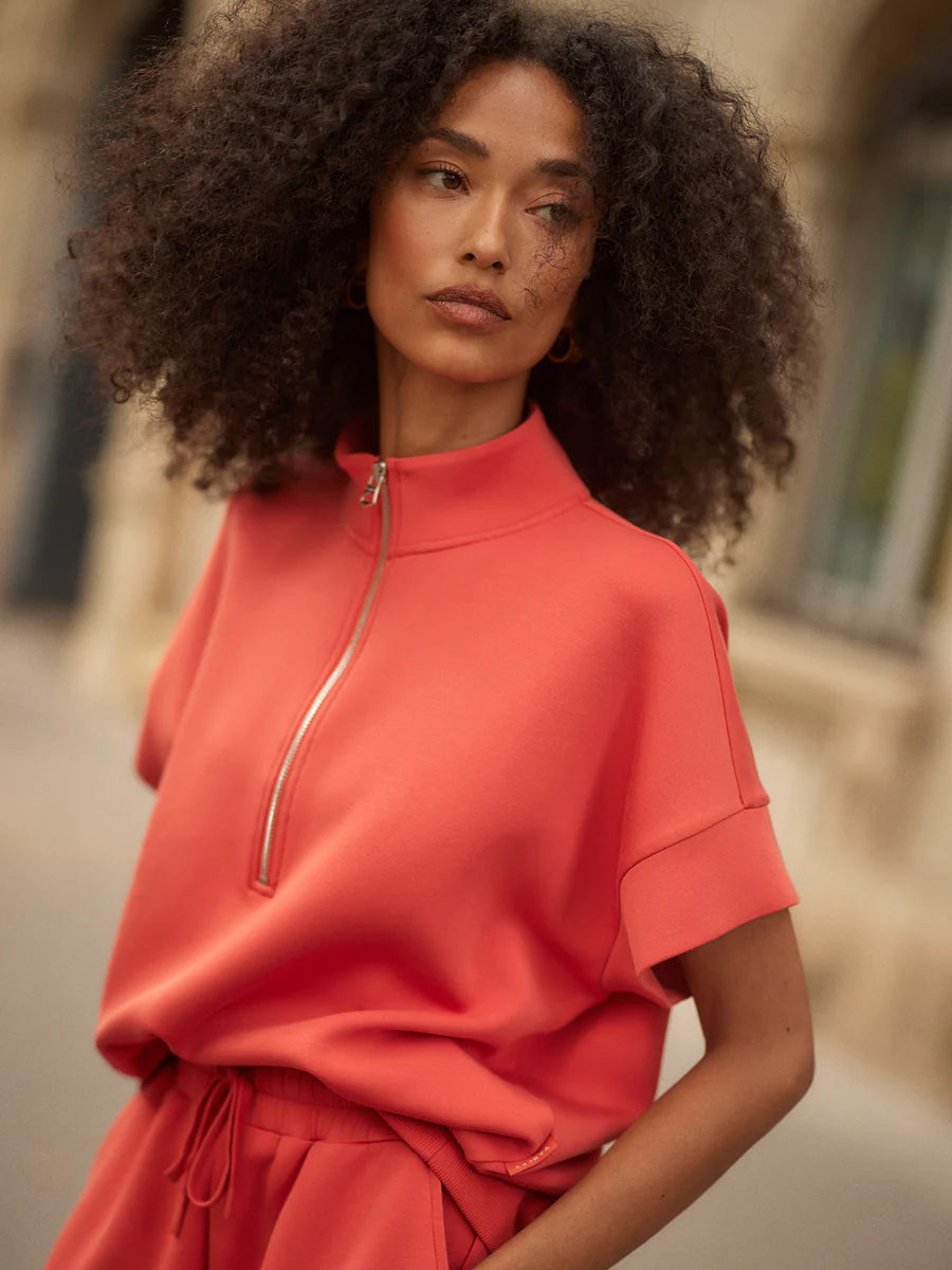 Ritchie Short Sleeve Sweat - Summer Fig-Varley-Happy on Main