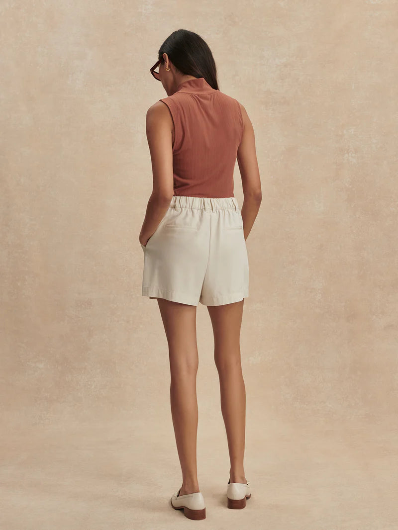 Tansy Woven Short 3 - Ivory-Varley-Happy on Main