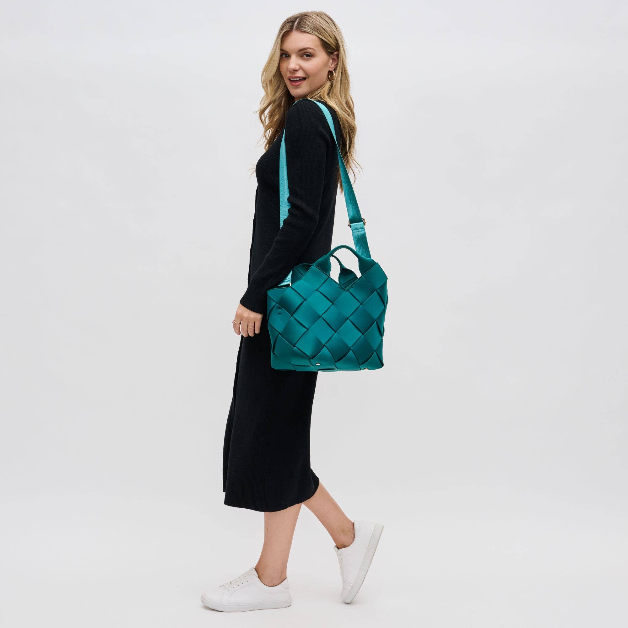 Resilience - Woven Neoprene Tote-Handbags-Happy on Main