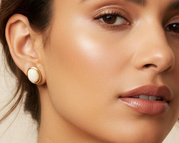 The Beacon Studs - Small/Gold-Whale Tail-Happy on Main