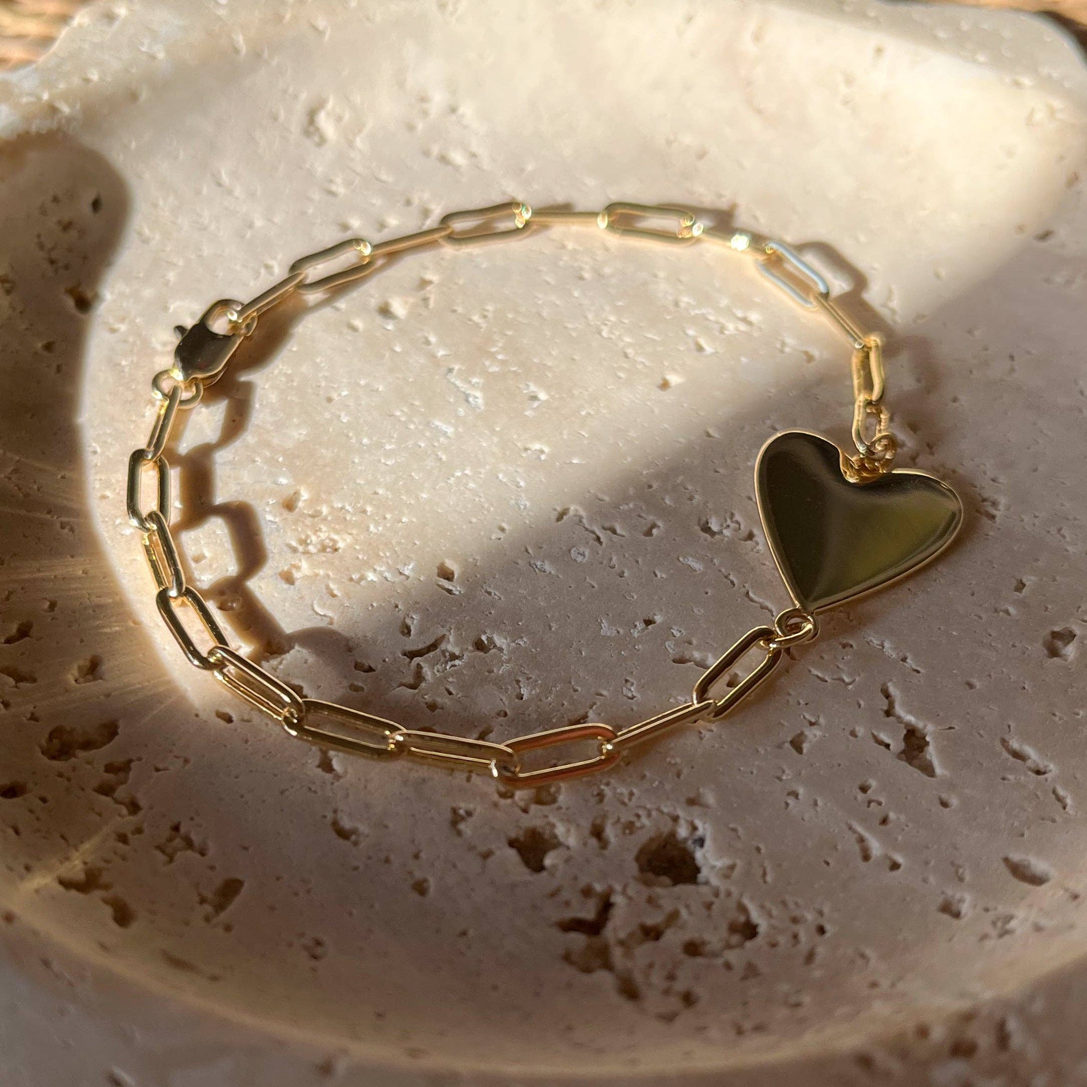 Amaya Heart Bracelet-THATCH-Happy on Main