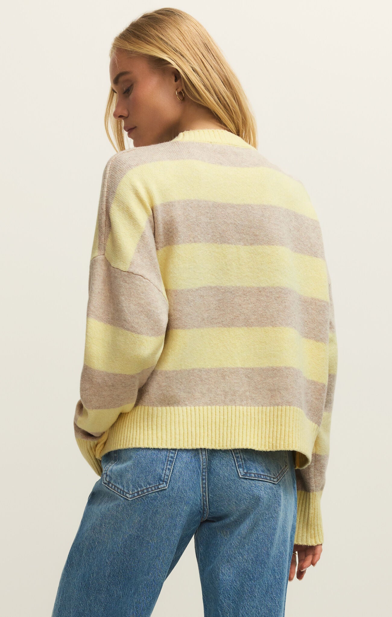 Cirrus Stripe Sweater-Z Supply-Happy on Main