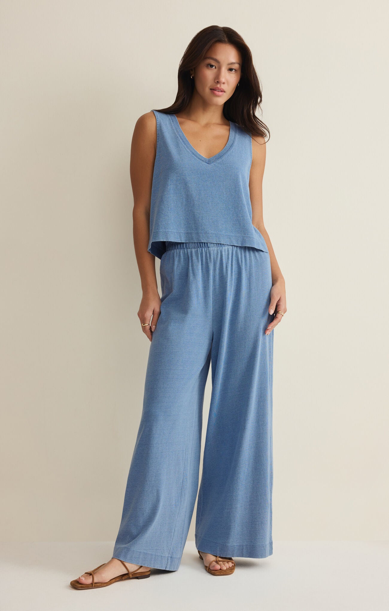 Scout Jersey Denim Pant - Santorini Indigo-Z Supply-Happy on Main