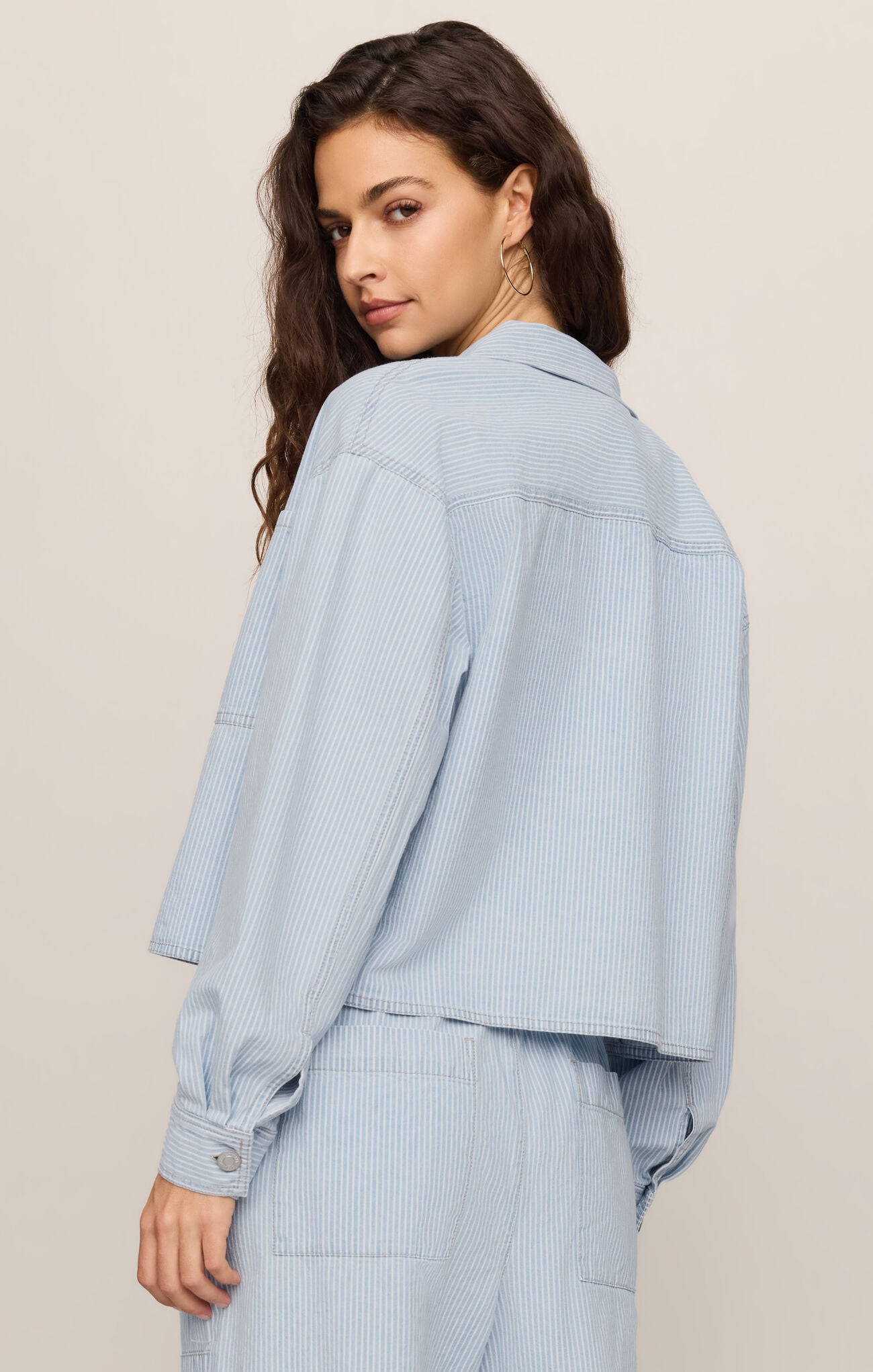 Erin Railroad Jacket - Seaboard Stripe-Z Supply-Happy on Main