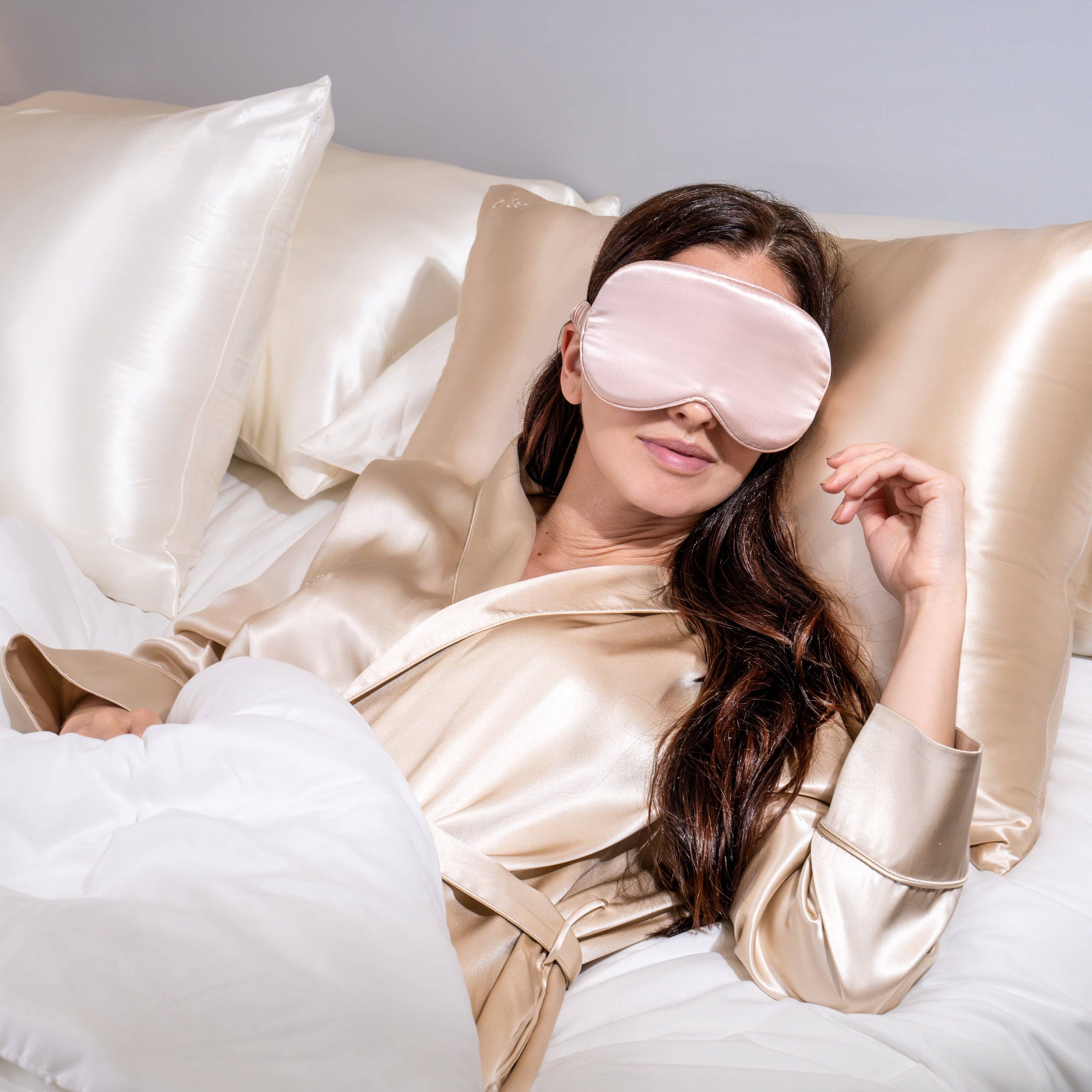 Sleep Mask - Pink - Profile-Beauty + Wellness-Happy on Main
