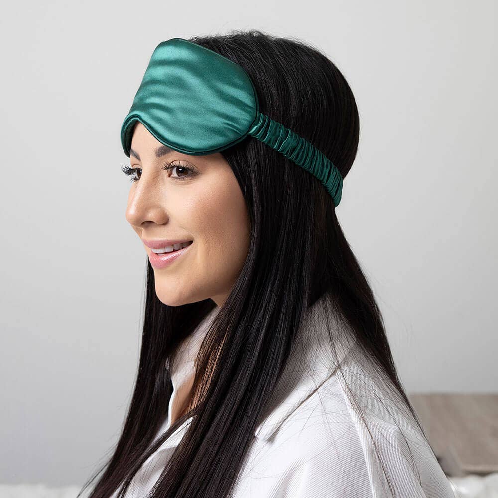Sleep Mask - Emerald-Beauty + Wellness-Happy on Main