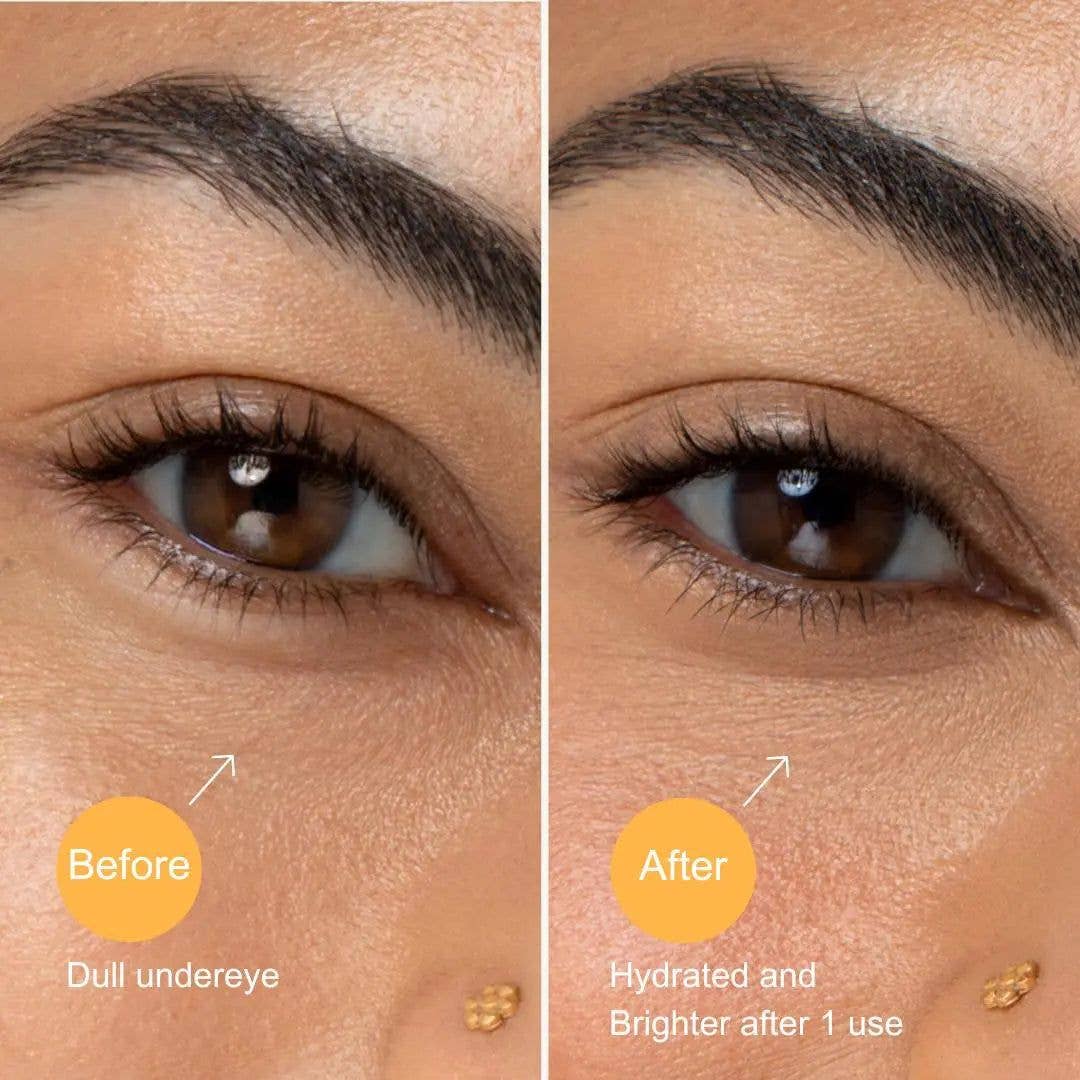 Depuffing Eye Mask w/ Niacinamide & Turmeric - Zero Waste-Beauty + Wellness-Happy on Main