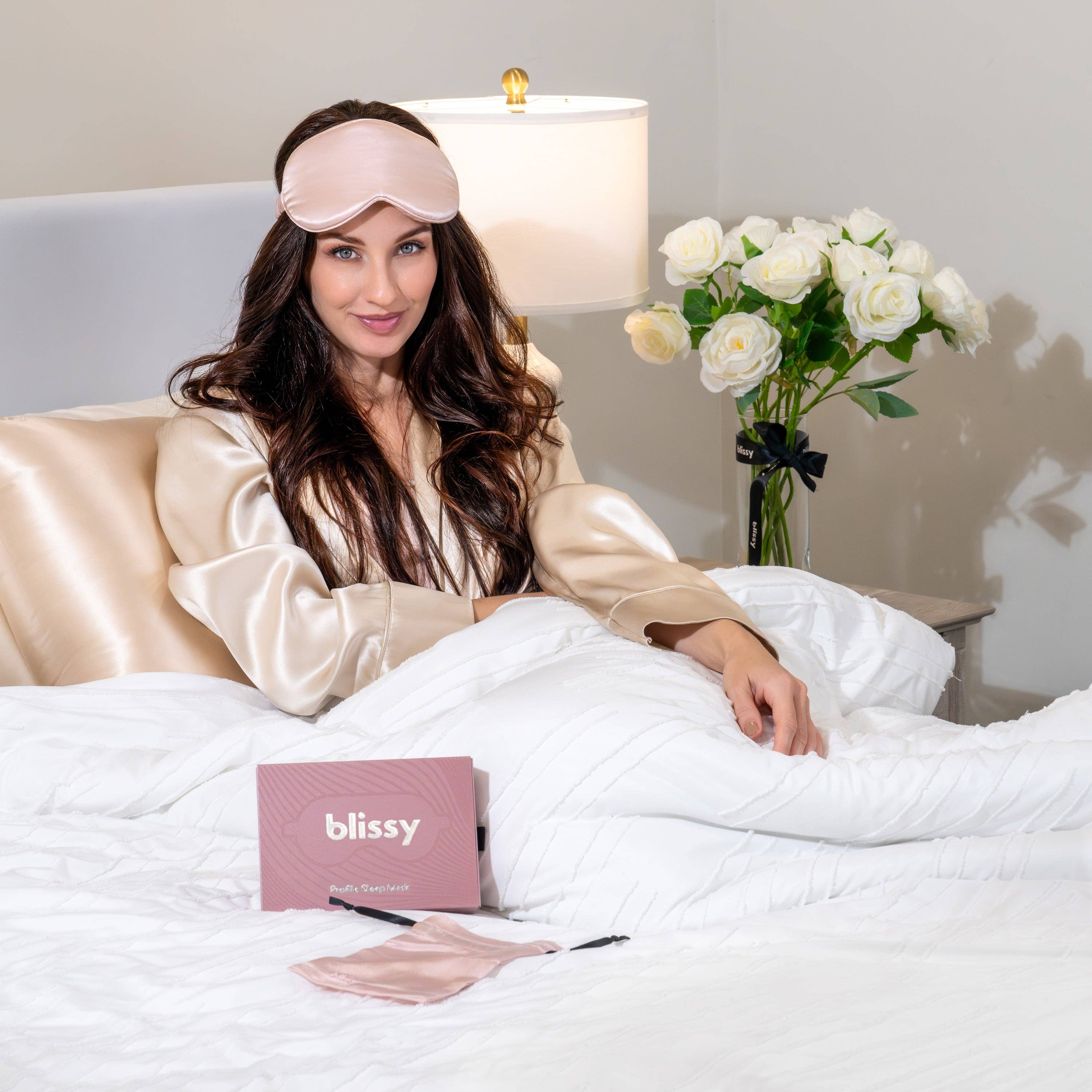 Sleep Mask - Pink - Profile-Beauty + Wellness-Happy on Main
