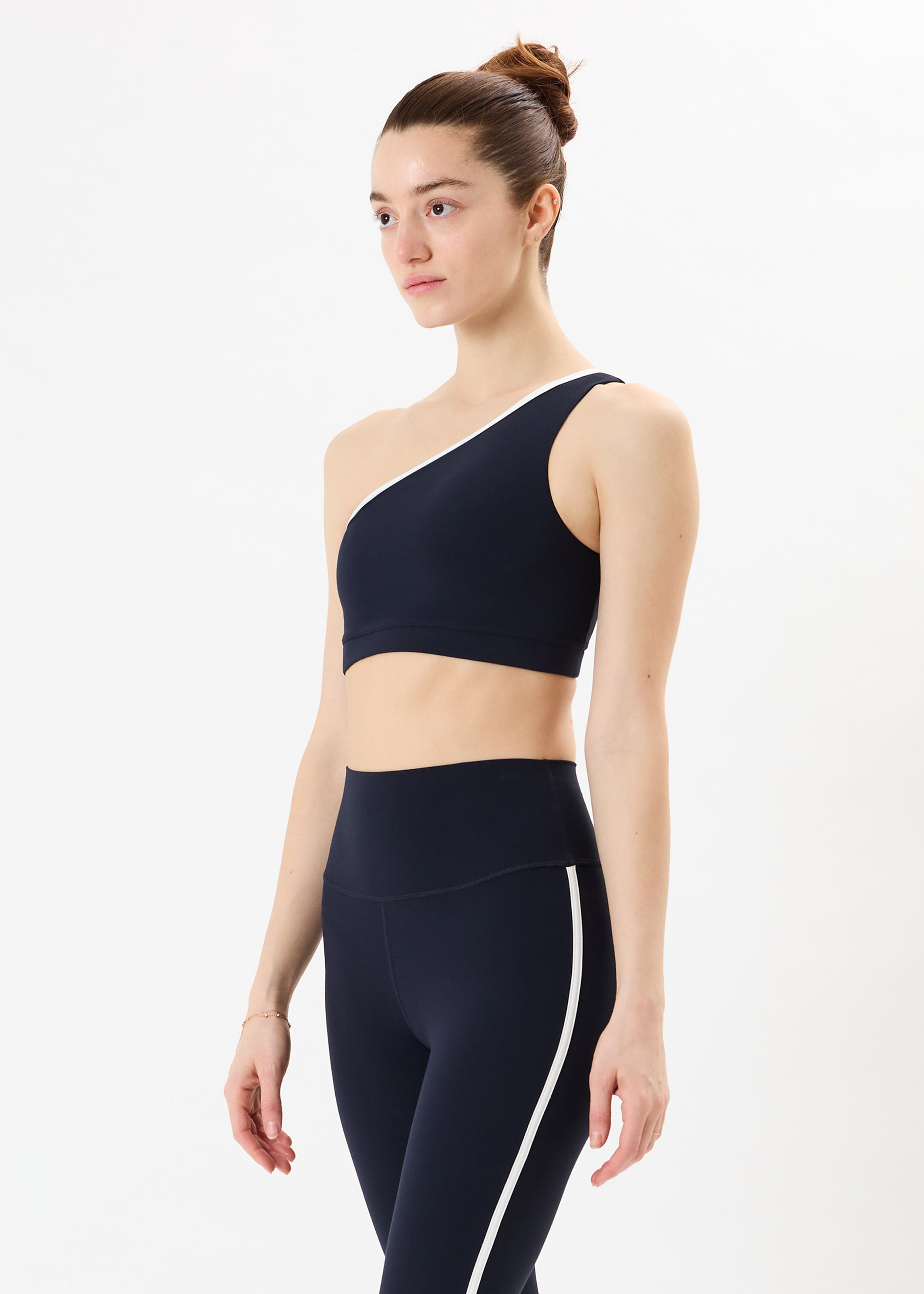 Josie Airweight One Shoulder Bra - Indigo/White-Splits59-Happy on Main