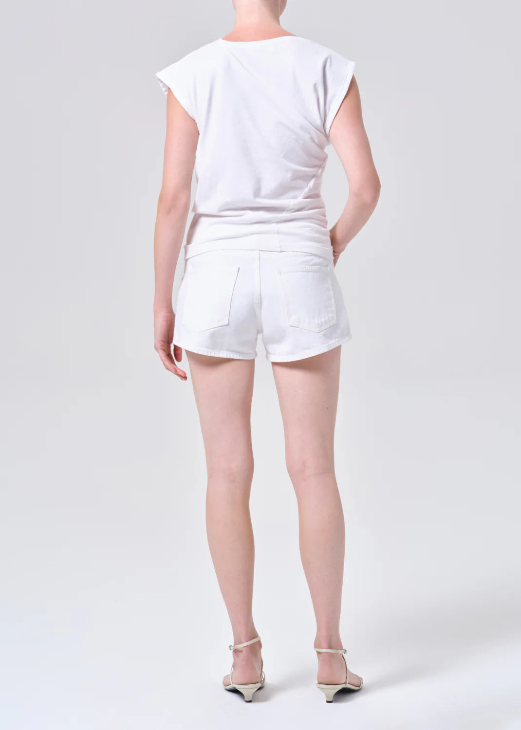 Low Rise Parker Short - Marshmallow-AGOLDE-Happy on Main