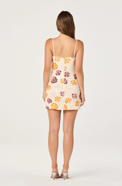 Abelia Dress - Ivory Multi Floral-ASTR-Happy on Main
