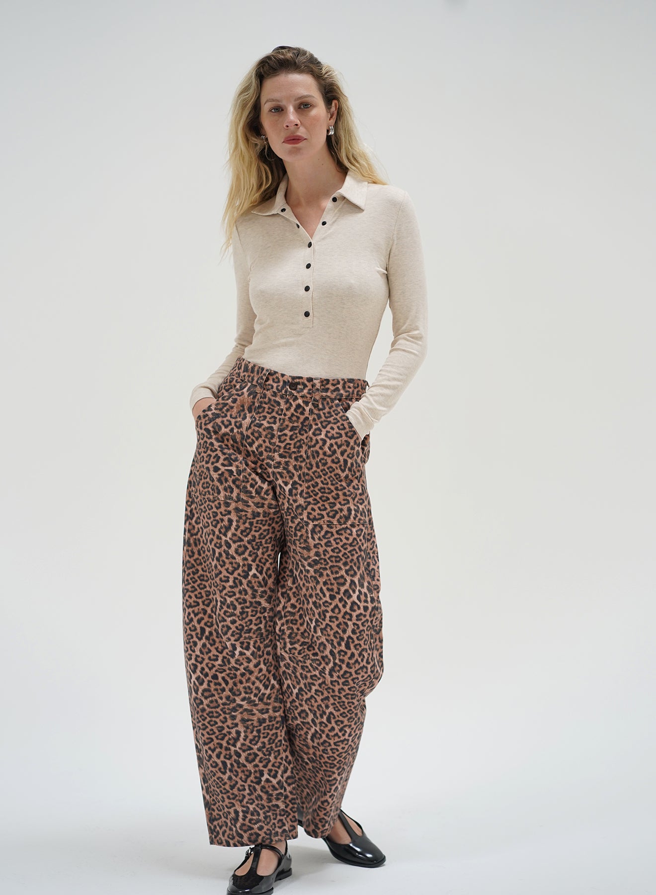 Kylee Snap Long Sleeve-Casual Tops-Happy on Main