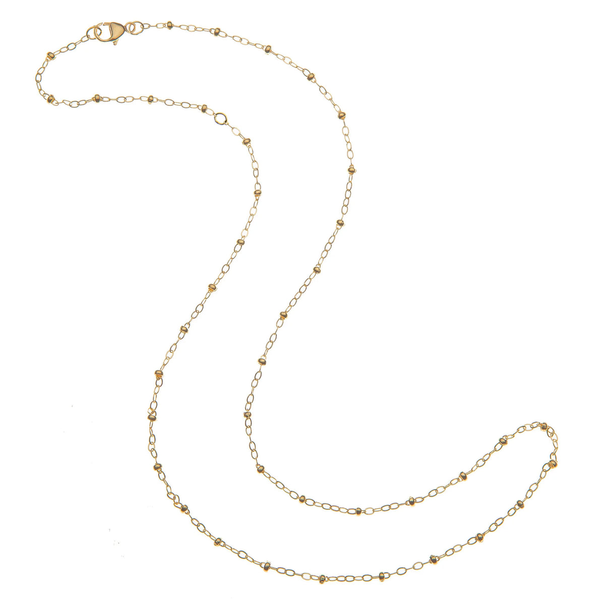 STRONG JW Small Pendant Coin (Rising Sun) - 16-18" Beaded Satellite Chain