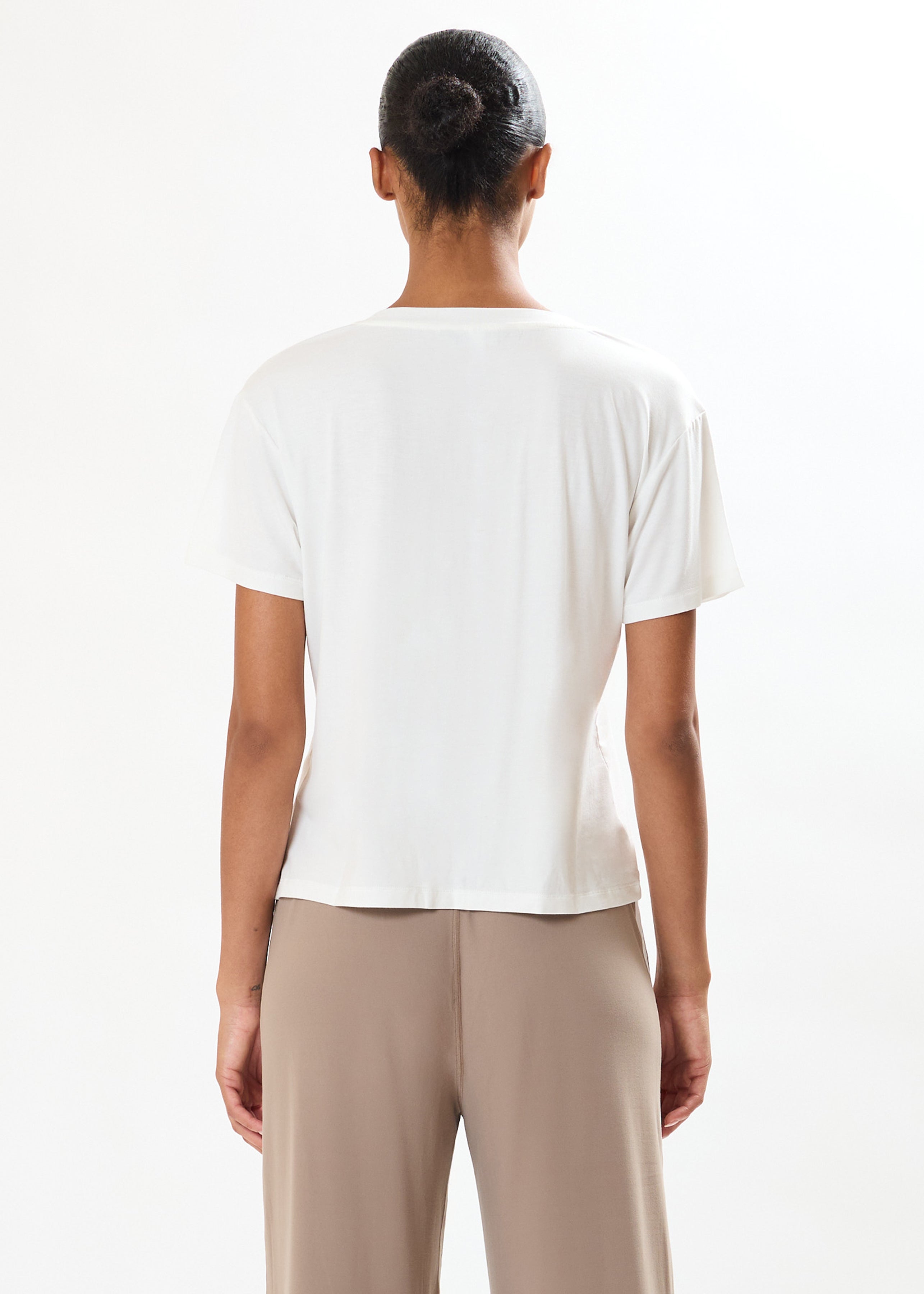 Georgia Jersey V-Neck - White-Splits59-Happy on Main