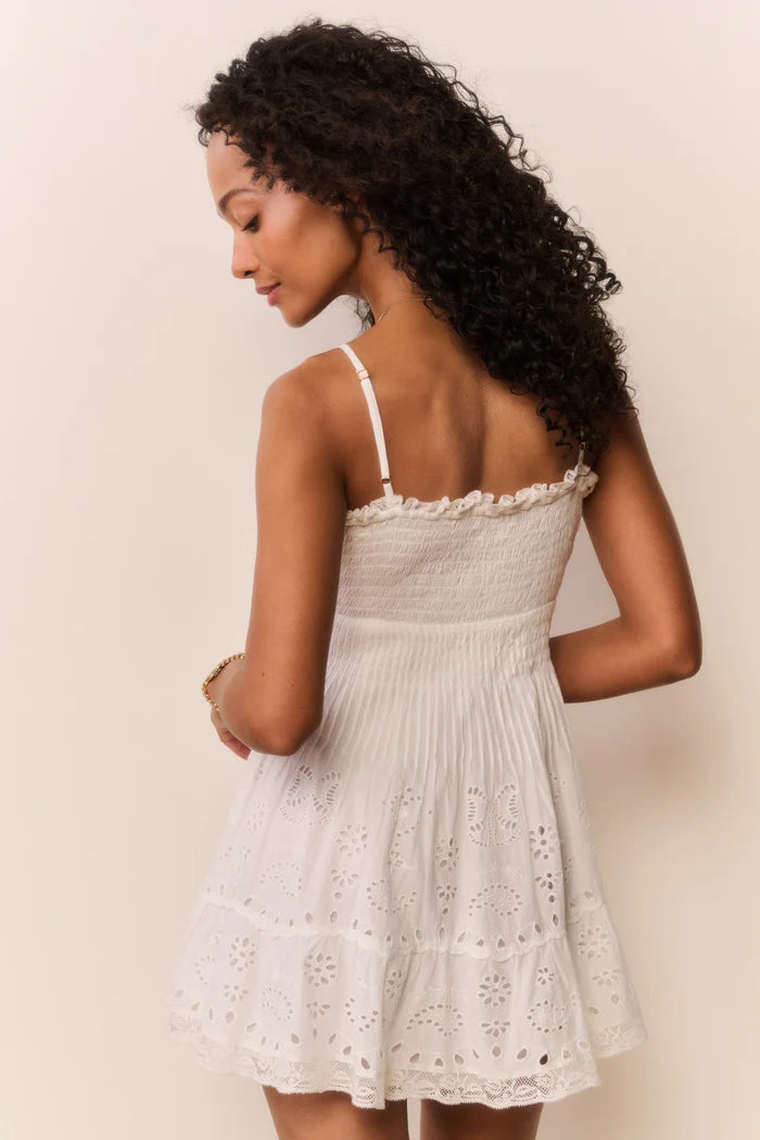 Azar Dress - White-LoveShackFancy-Happy on Main