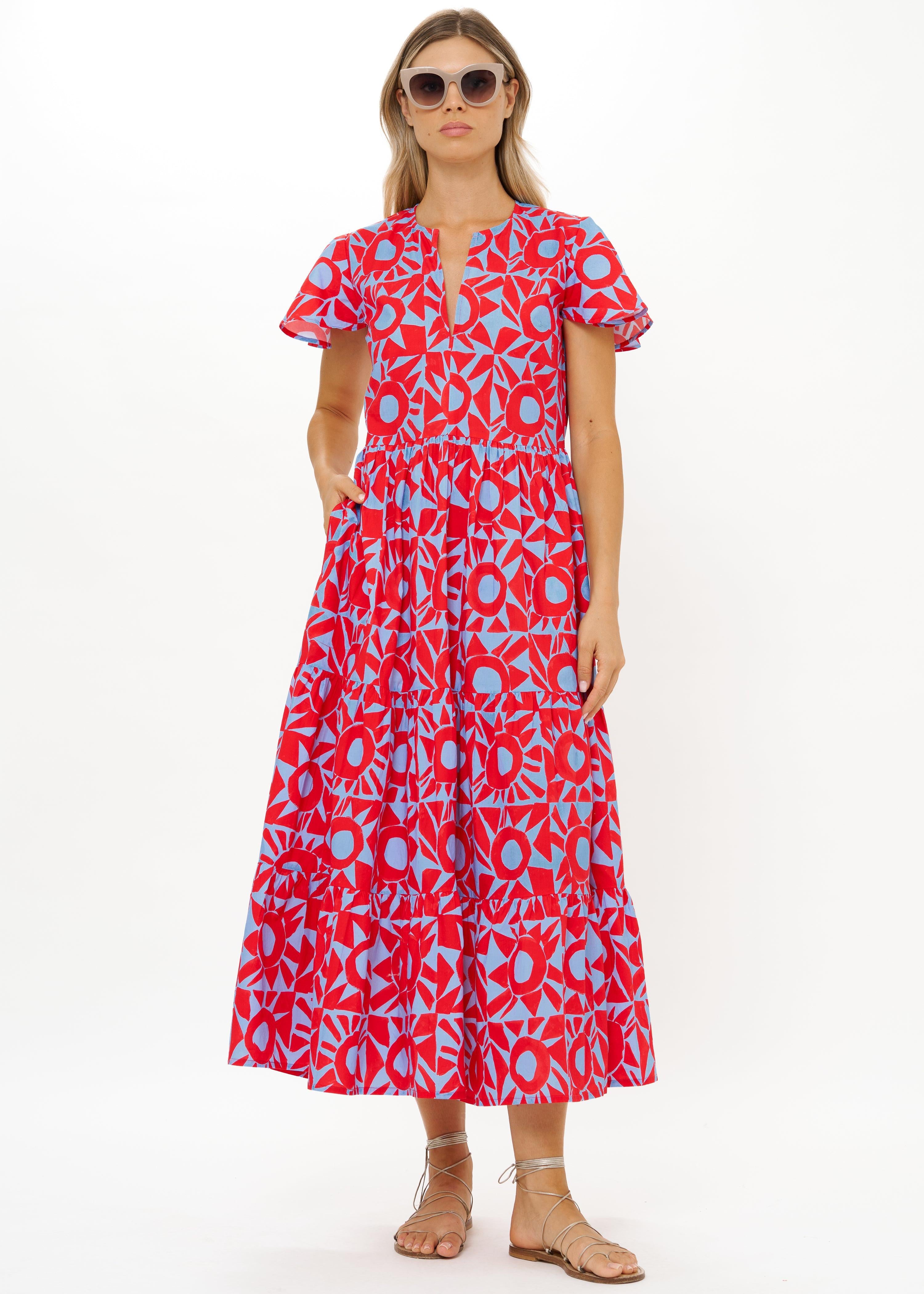V-Neck Maxi Dress