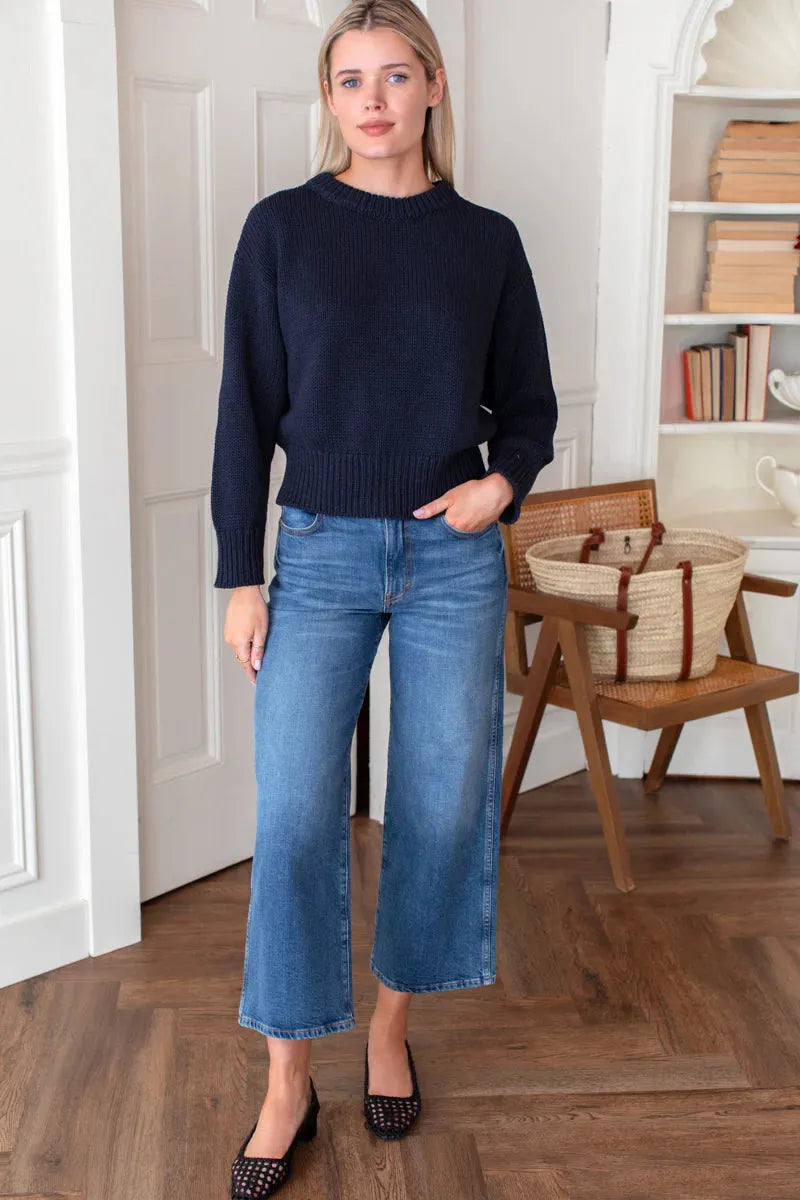 Cozy Cotton Sweater-Core Sweaters-Happy on Main