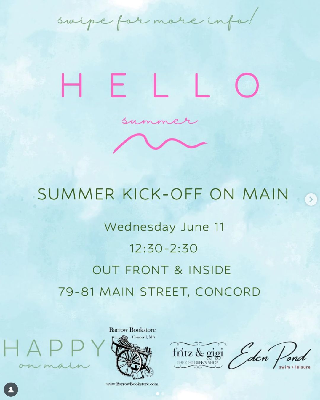 Summer kick-off on Main-Happy on Main-Happy on Main