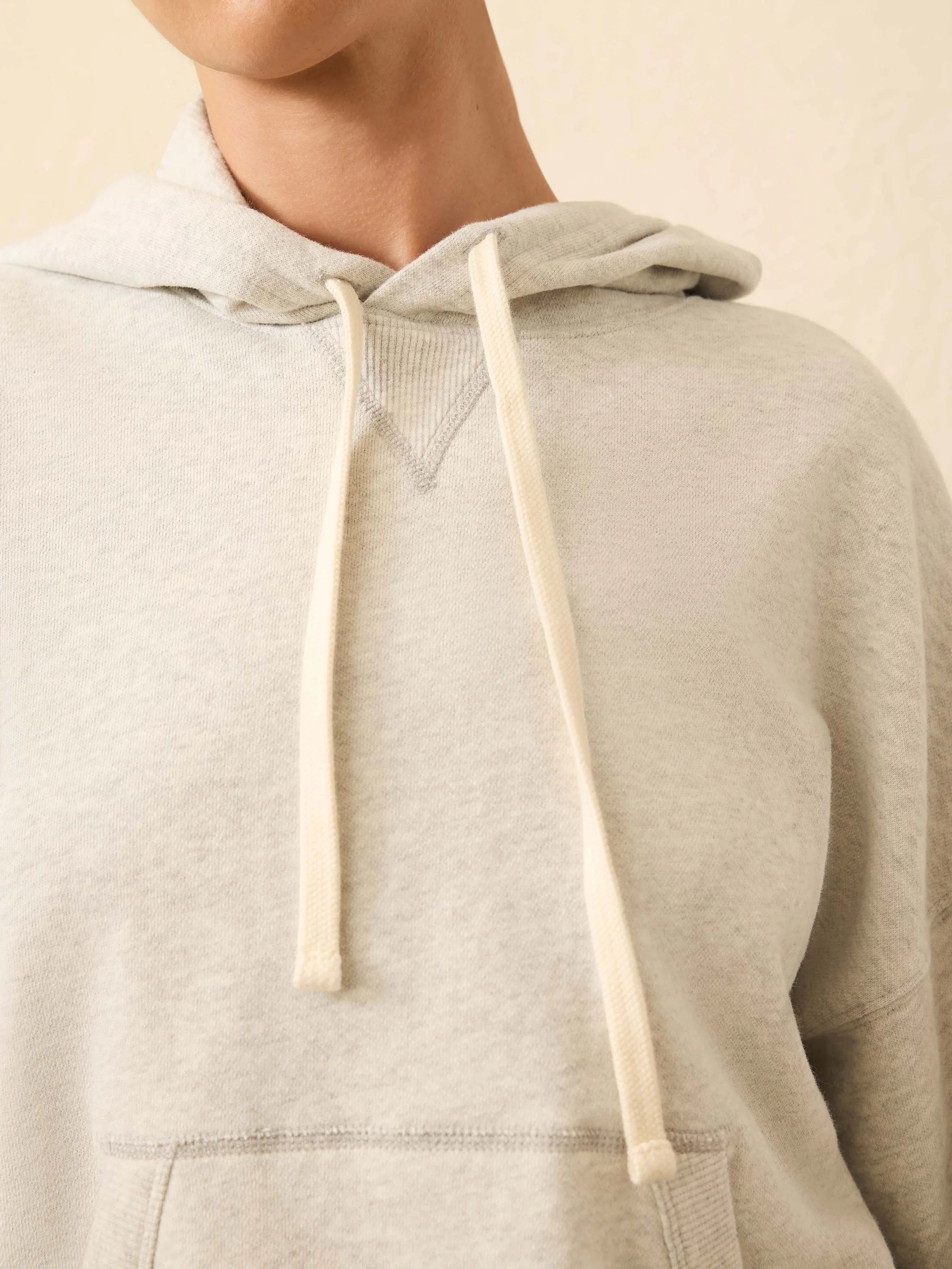 High Standard Fleece Hoodie - Light Grey Heather-Faherty-Happy on Main